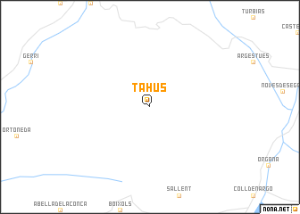 map of Tahús