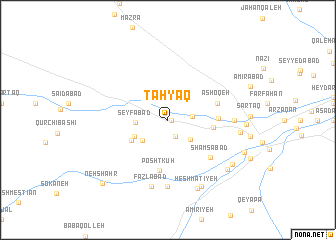 map of Tahyaq