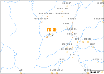 map of Taiak