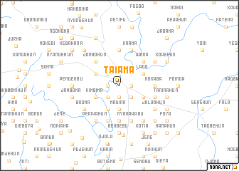 map of Taiama