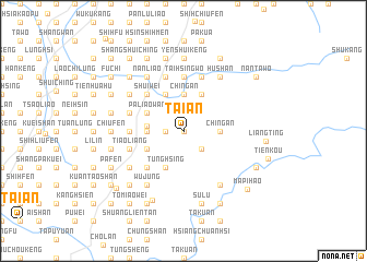 map of T\