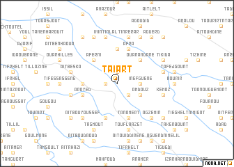 map of Taïart