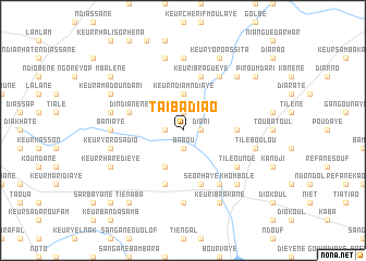 map of Taïba Diao