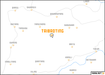 map of Taibaoting