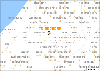 map of Taïba Rhabe