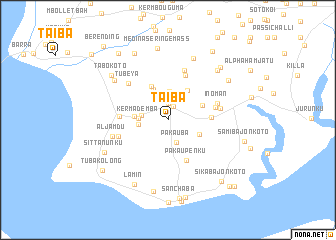 map of Taiba