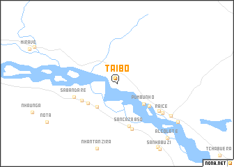 map of Taíbo
