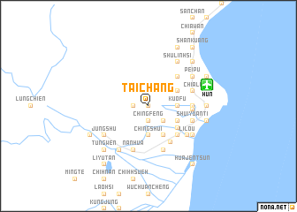 map of T\