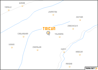 map of Taicun
