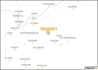 map of Taïddert