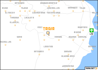 map of Taidía