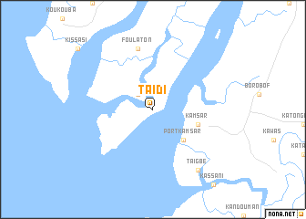 map of Taïdi