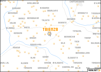 map of Taïenza