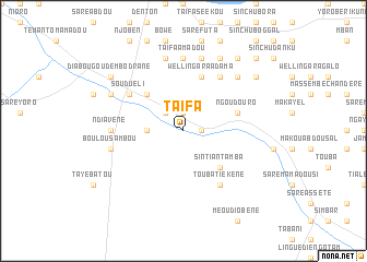 map of Taïfa