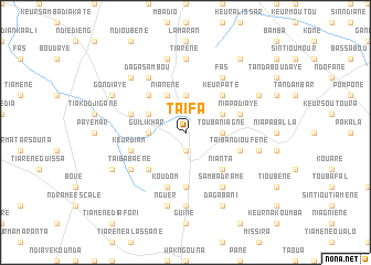 map of Taïfa