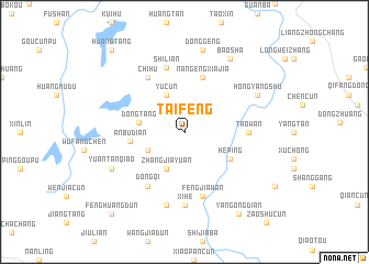 map of Taifeng