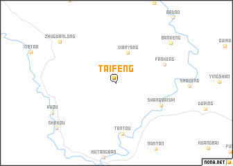 map of Taifeng