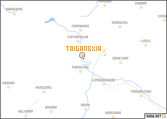 map of Taigangxia