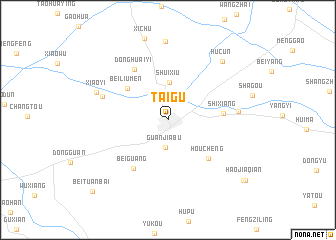 map of Taigu