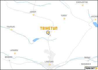 map of Taihetun