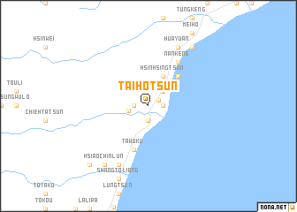 map of T\