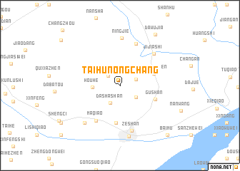 map of Taihunongchang