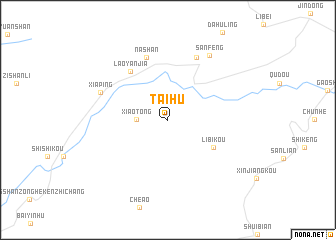 map of Taihu