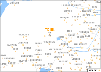 map of Taihu