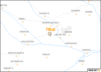 map of Taiji