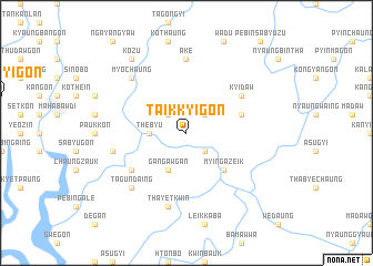 map of Taikkyigôn