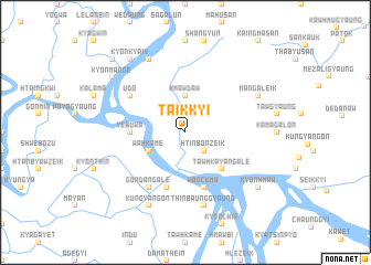 map of Taikkyi