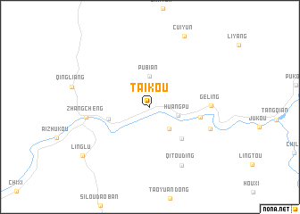 map of Taikou