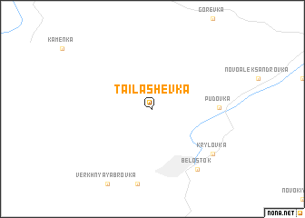 map of Tailashëvka