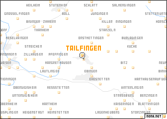 map of Tailfingen
