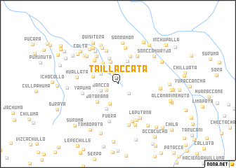 map of Taillaccata