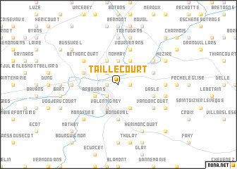 map of Taillecourt