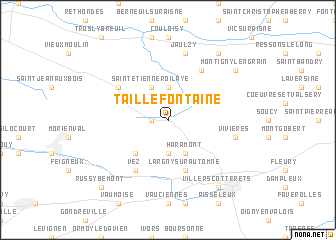 map of Taillefontaine