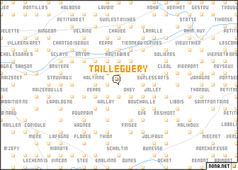 map of Taille Guery