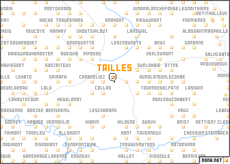 map of Tailles