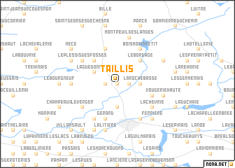 map of Taillis