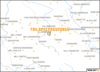 map of Tailorʼs Cross Roads