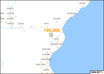 map of T\