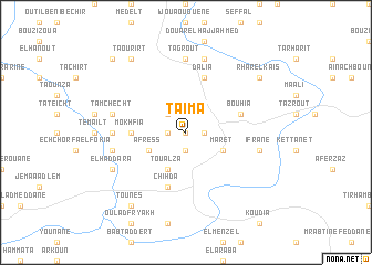 map of Taïma