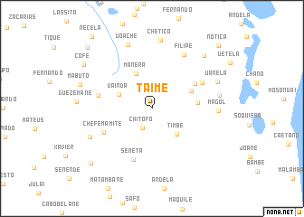 map of Taime