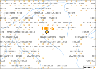 map of Tainás