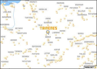 map of Tainenes