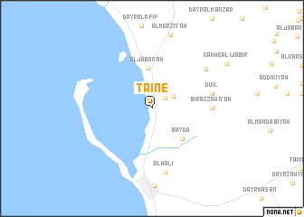 map of Taine