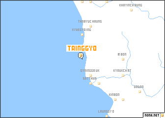 map of Tainggyo