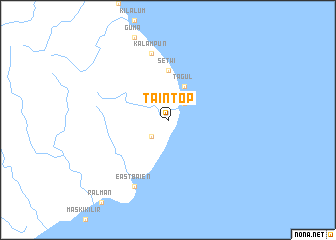map of Taintop