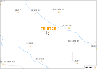 map of Taintor